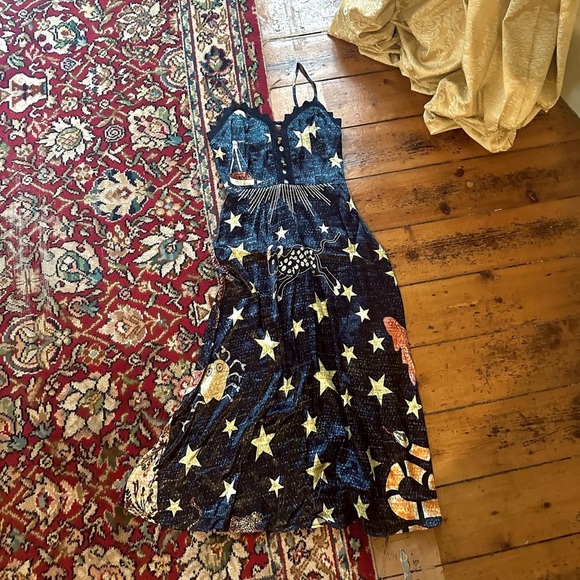 *RARE* Lenni Tarot Midi Dress Zodiac print - Picture 2 of 5